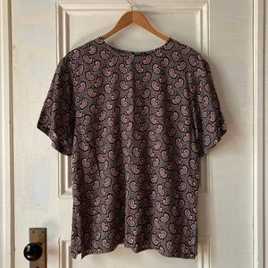 Liz Claiborne vintage paisley top